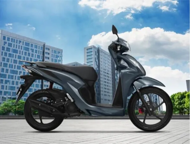 Honda Vision 2025 màu xanh xám